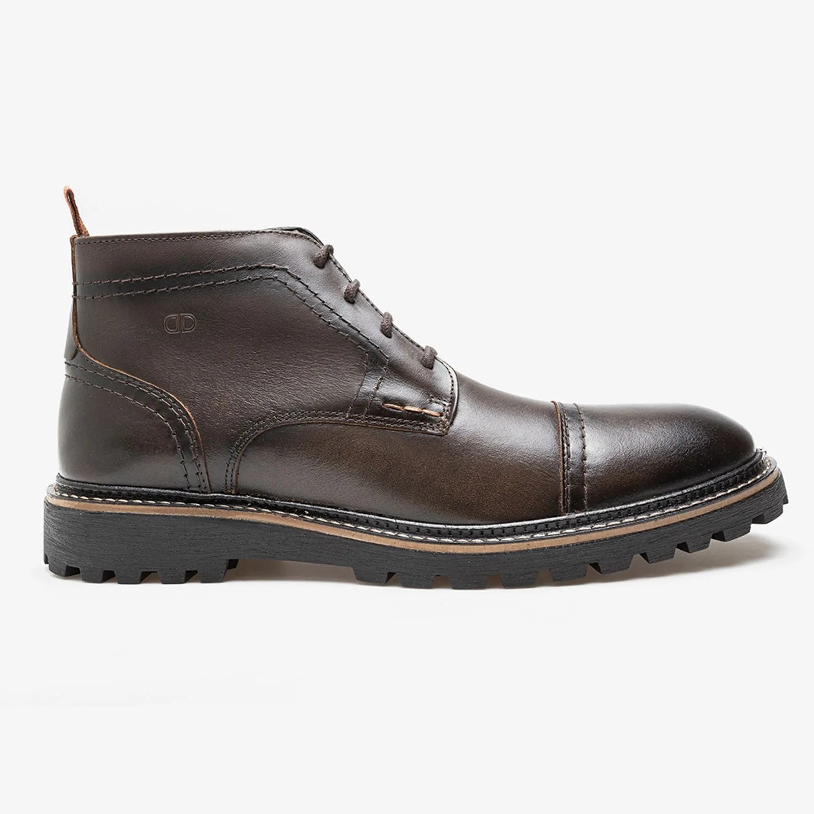 Cross Charcoal Lace-Up Boot - Premium Men's Lifestyle Shoes from Democrata - Just LE 7499! Shop now at  TIT | Team for International Trading