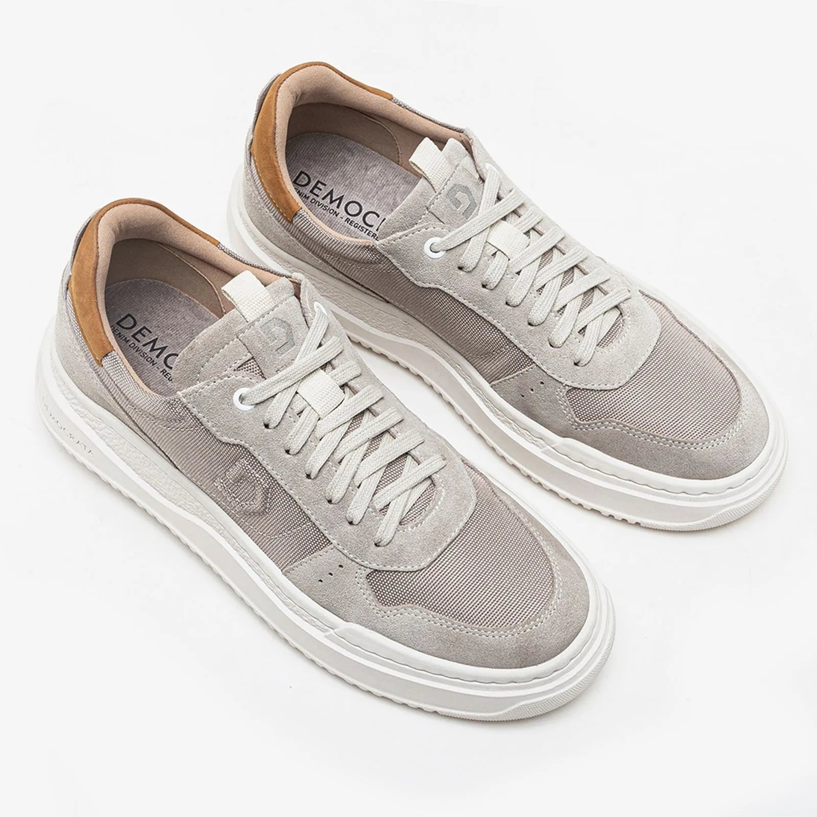 Denim Block Sneakers - Premium Men's Lifestyle Shoes from Democrata - Just LE 6499! Shop now at  TIT | Team for International Trading