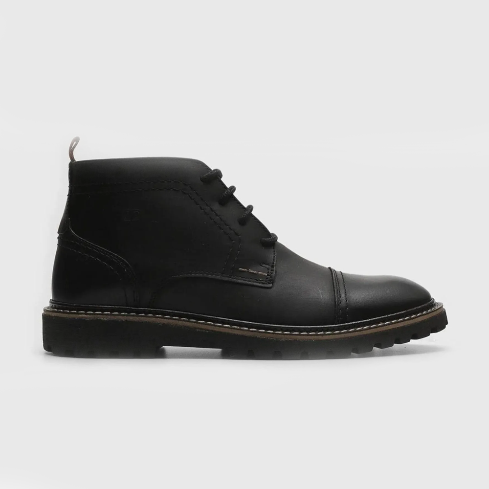 Cross Charcoal Lace-Up Boot - Premium Men's Lifestyle Shoes from Democrata - Just LE 7499! Shop now at  TIT | Team for International Trading