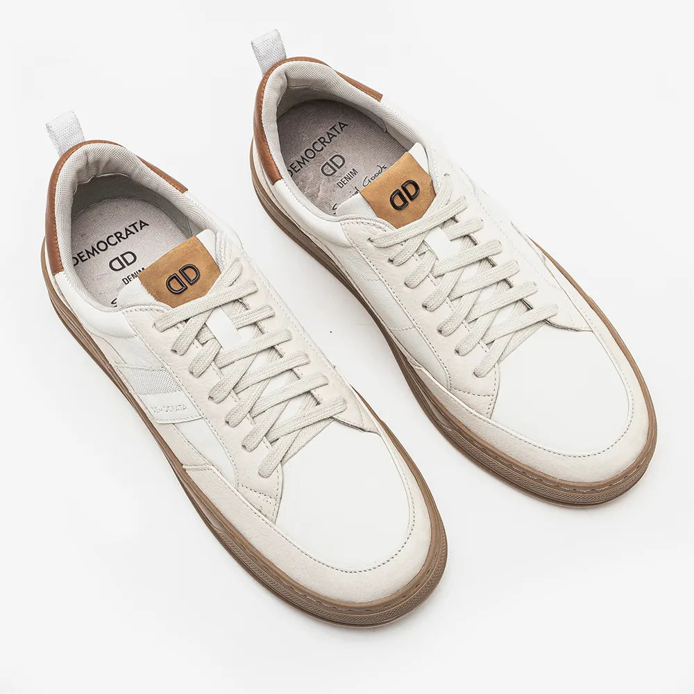 Denim Bold Sneakers - Premium Men's Lifestyle Shoes from Democrata - Just LE 5999! Shop now at TIT