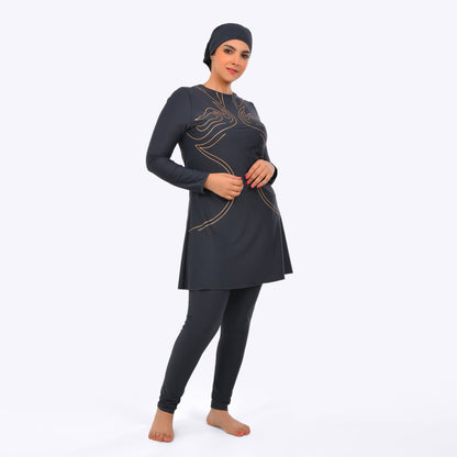 Fire Flow Women's Burkini - Premium Women's Beachwear from Team Sport - Just LE 3999! Shop now at TIT