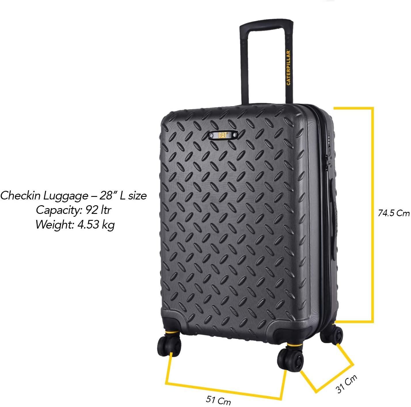 28" Industrial Plate Cabin Luggage - Premium Trolley Bags from CAT - Just LE 9049! Shop now at  TIT | Team for International Trading