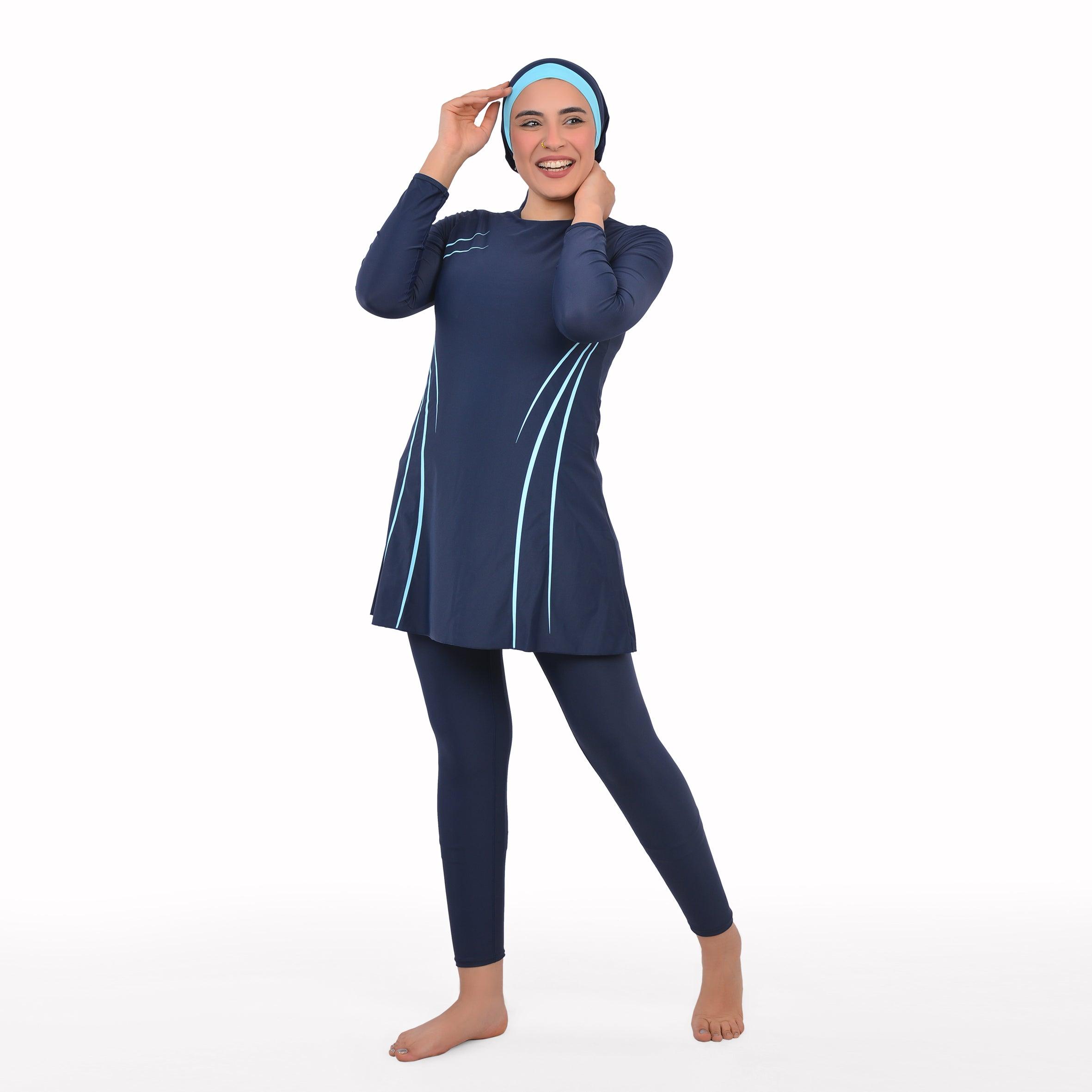 3 Pcs Coral Long Sleeve Women's Swimsuit - Premium Women's Beachwear from Team Sport - Just LE 3199! Shop now at  TIT | Team for International Trading