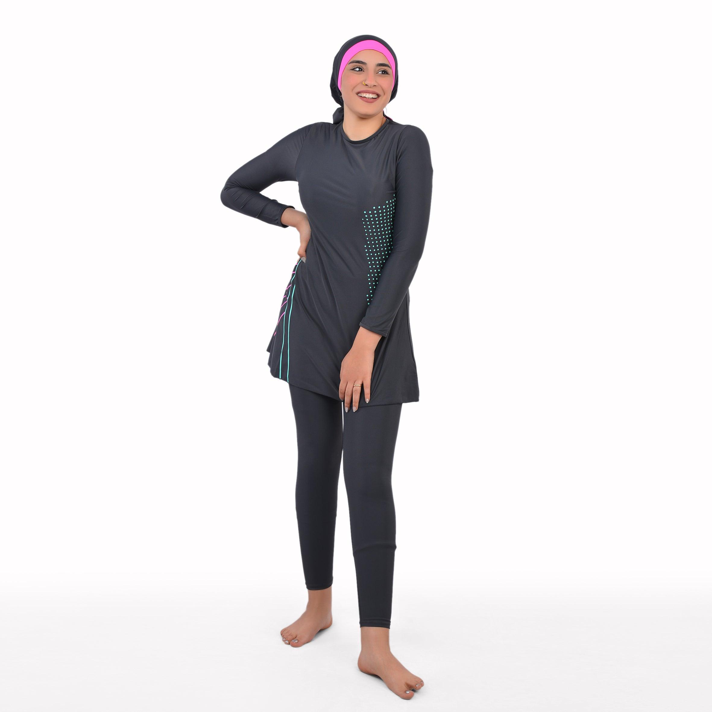 3 Pcs Dots Long Sleeve Women's Swimsuit - Premium Women's Beachwear from Team Sport - Just LE 3199! Shop now at  TIT | Team for International Trading
