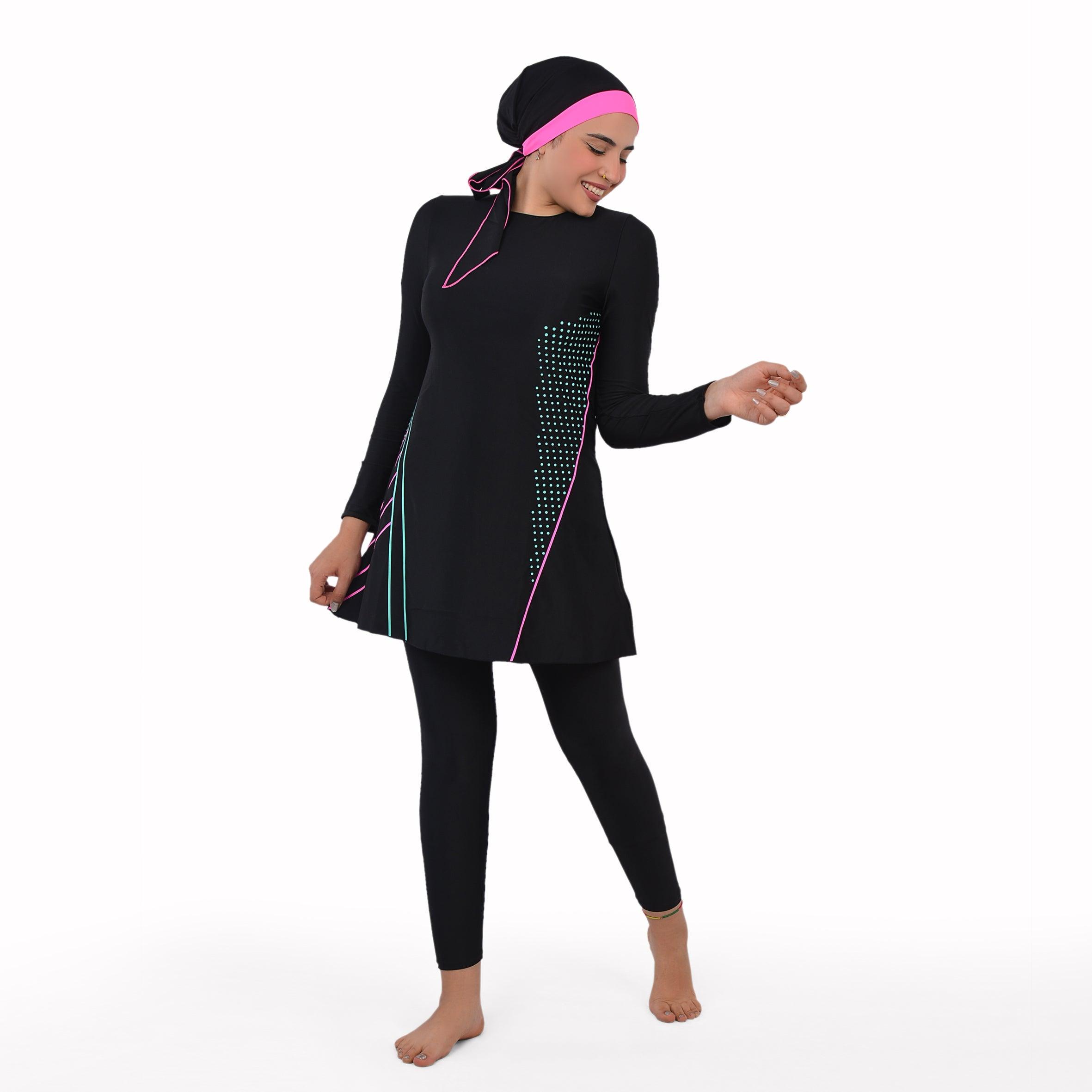 3 Pcs Dots Long Sleeve Women's Swimsuit - Premium Women's Beachwear from Team Sport - Just LE 3199! Shop now at  TIT | Team for International Trading