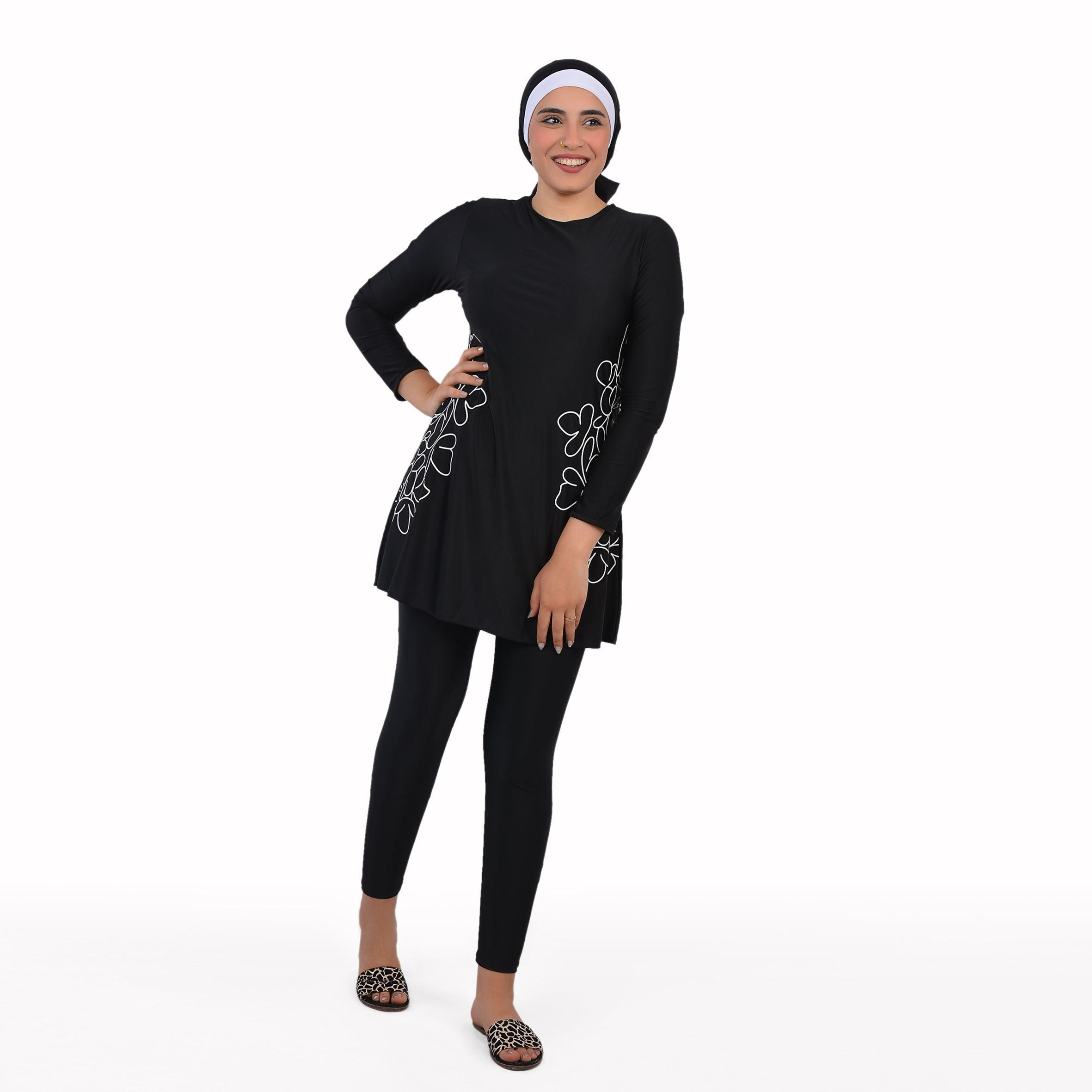 3 Pcs Flowers Long Sleeve Women's Swimsuit - Premium Women's Beachwear from Team Sport - Just LE 3299! Shop now at  TIT | Team for International Trading