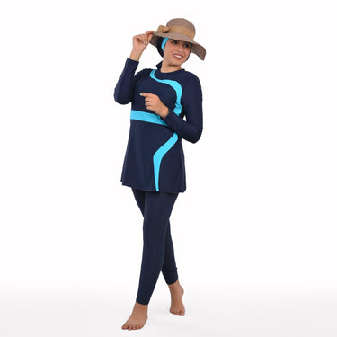 3 Pcs Long Sleeve Women's Swimsuit - TIT