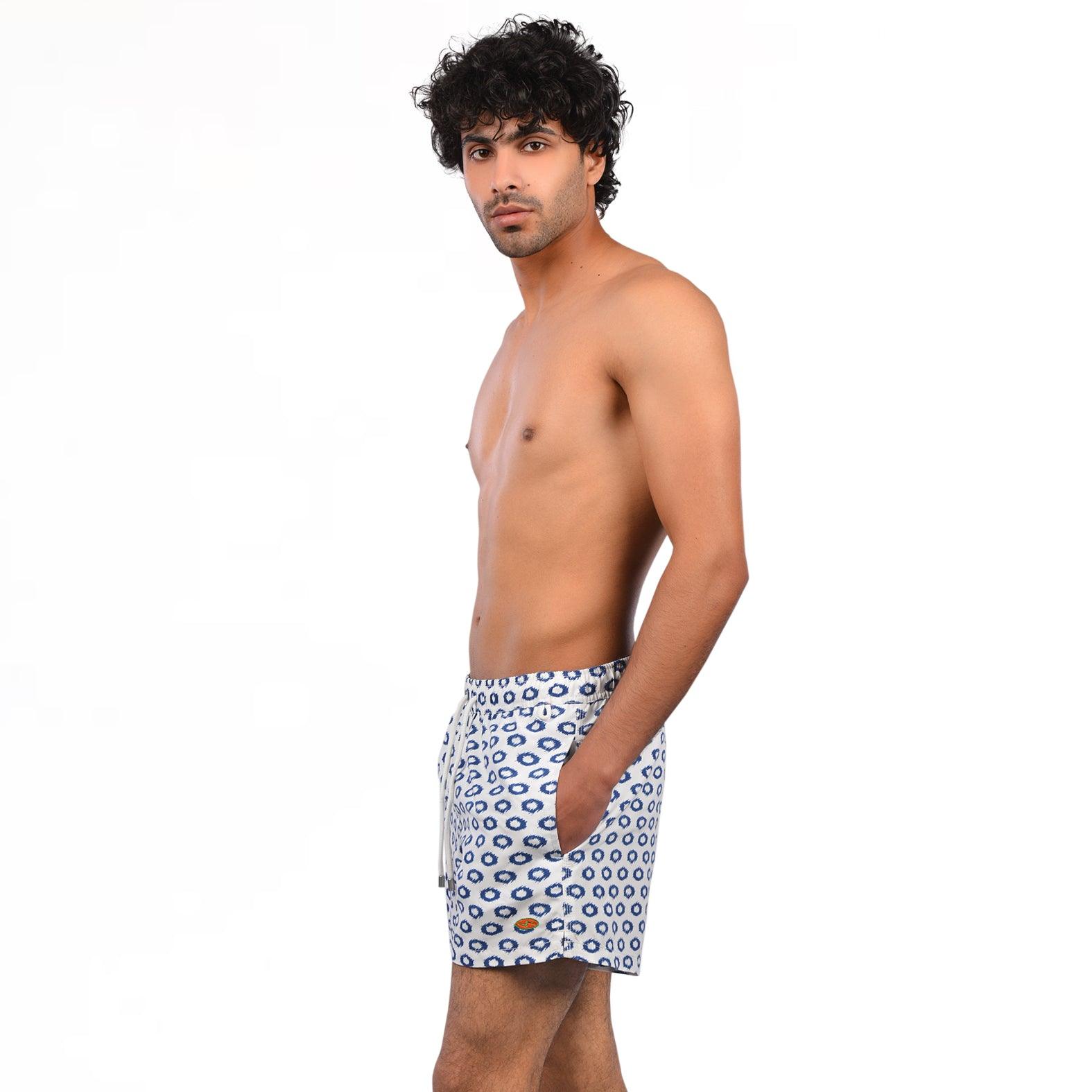 Aqua Print Beach Short - Premium Men's Beachwear from Team Sport - Just LE 1549! Shop now at  TIT | Team for International Trading