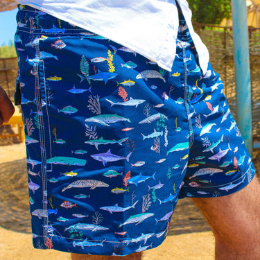 Aquarium Men's Beach Short - {{ collection.title }} - TIT