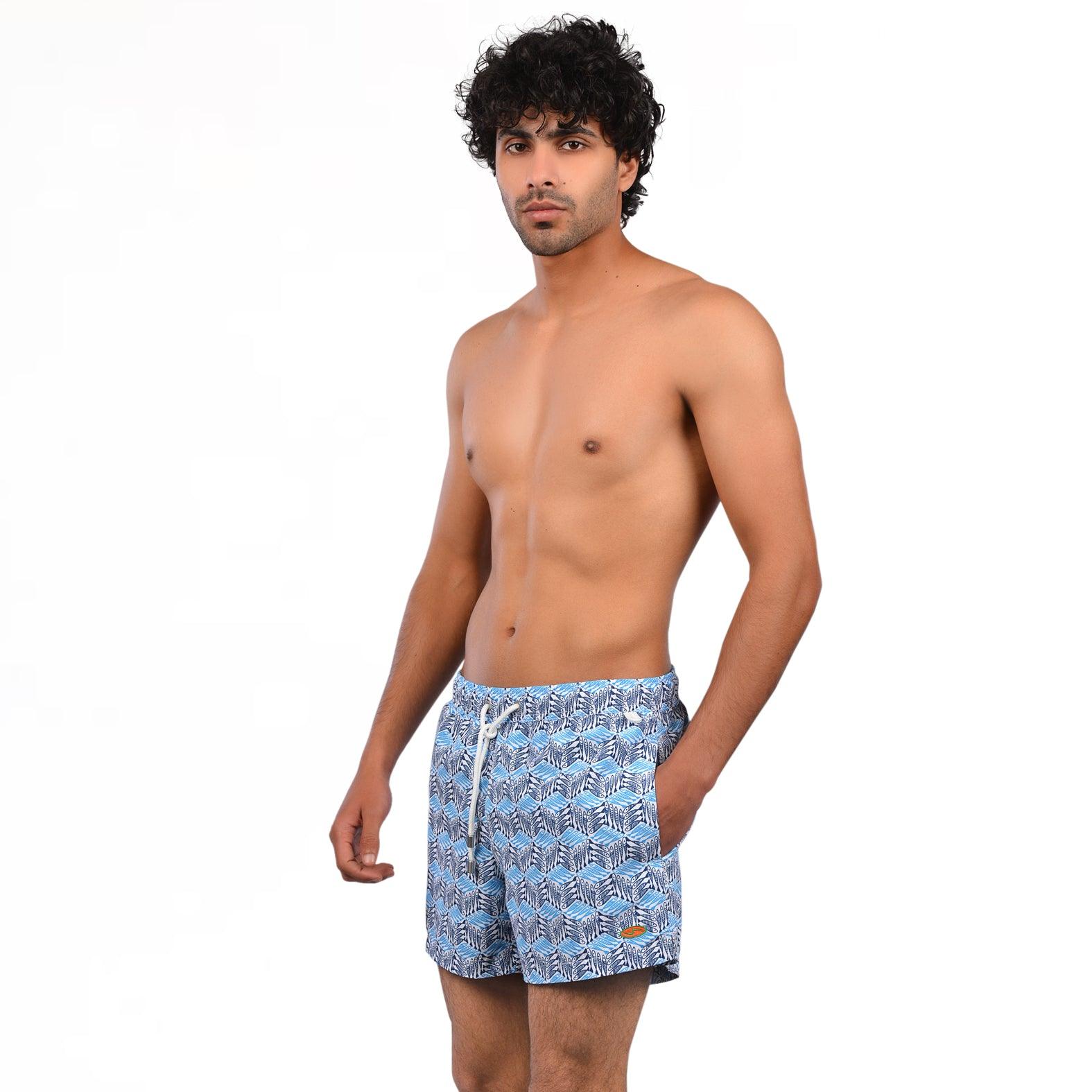 Blue Sardine Beach Short - Premium Men's Beachwear from Team Sport - Just LE 1549! Shop now at  TIT | Team for International Trading