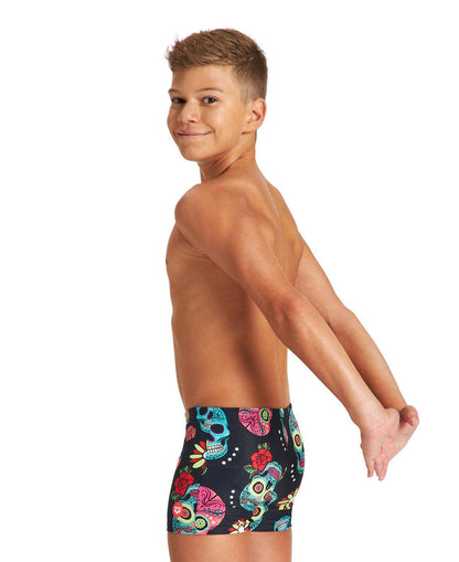 Boys' Crazy Skulls Carnival JR Short - {{ collection.title }} - TIT