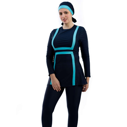 Classic Long Sleeve Women's Swimsuit - Team Sport - TIT