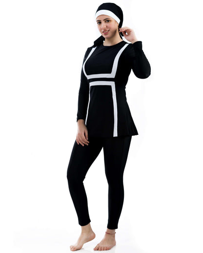 Classic Long Sleeve Women's Swimsuit - Team Sport - TIT