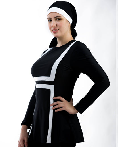 Classic Long Sleeve Women's Swimsuit - Team Sport - TIT