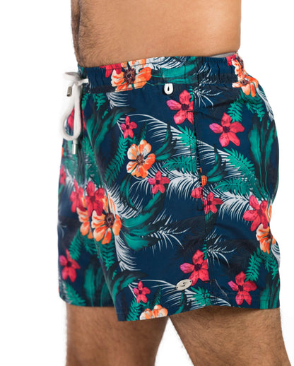 Colorful Flowers Men's Beach Short - Premium Men's Beachwear from Team Sport - Just LE 1549! Shop now at  TIT | Team for International Trading