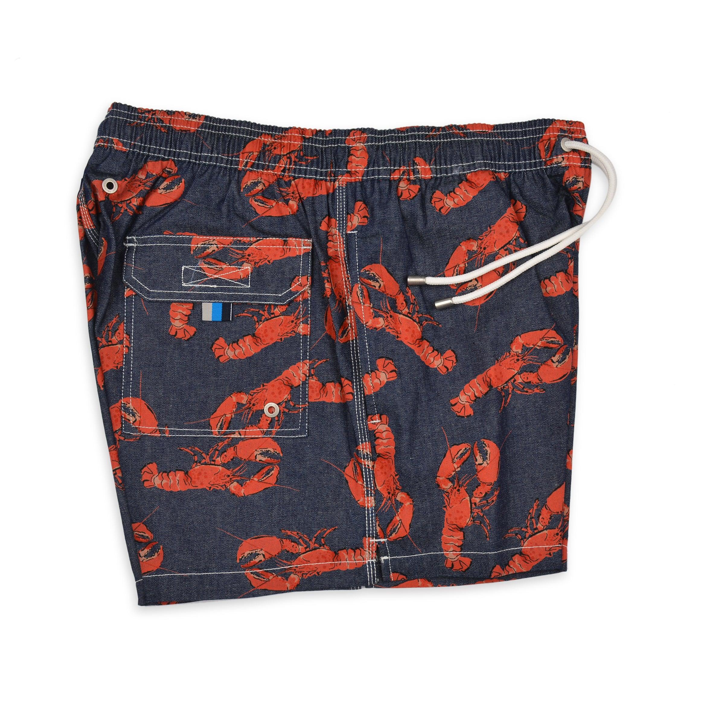 Denim Lobster Beach Short - Premium Men's Beachwear from Team Sport - Just LE 1549! Shop now at  TIT | Team for International Trading