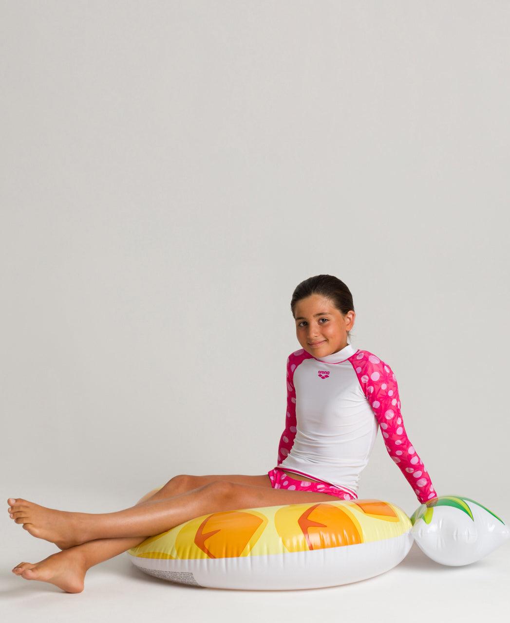 Girls' long sleeves Allover Rash Vest - Premium Girls Beachwear from arena - Just LE 1299! Shop now at  TIT | Team for International Trading