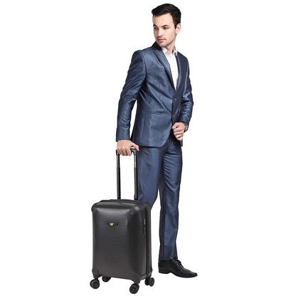 Hexagon 20" Black Hardside Cabin Luggage - {{ collection.title }} - TIT