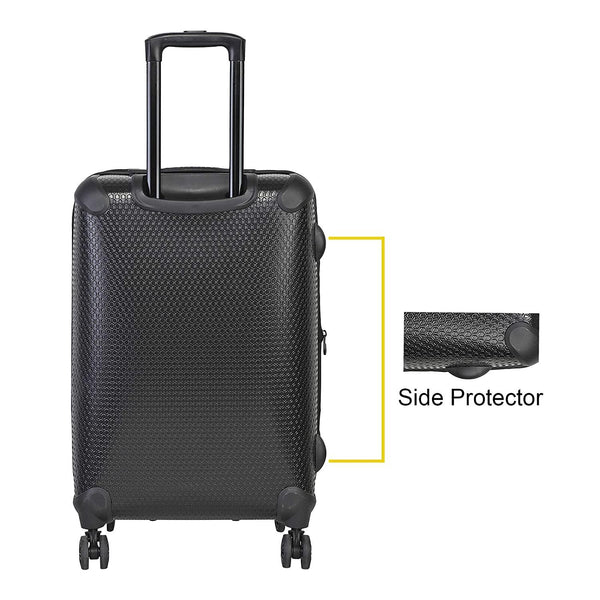 Hexagon 20" Black Hardside Cabin Luggage - {{ collection.title }} - TIT