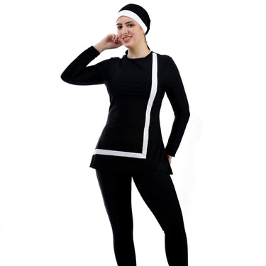 Long Sleeve Women's Swimsuit - Team Sport - TIT