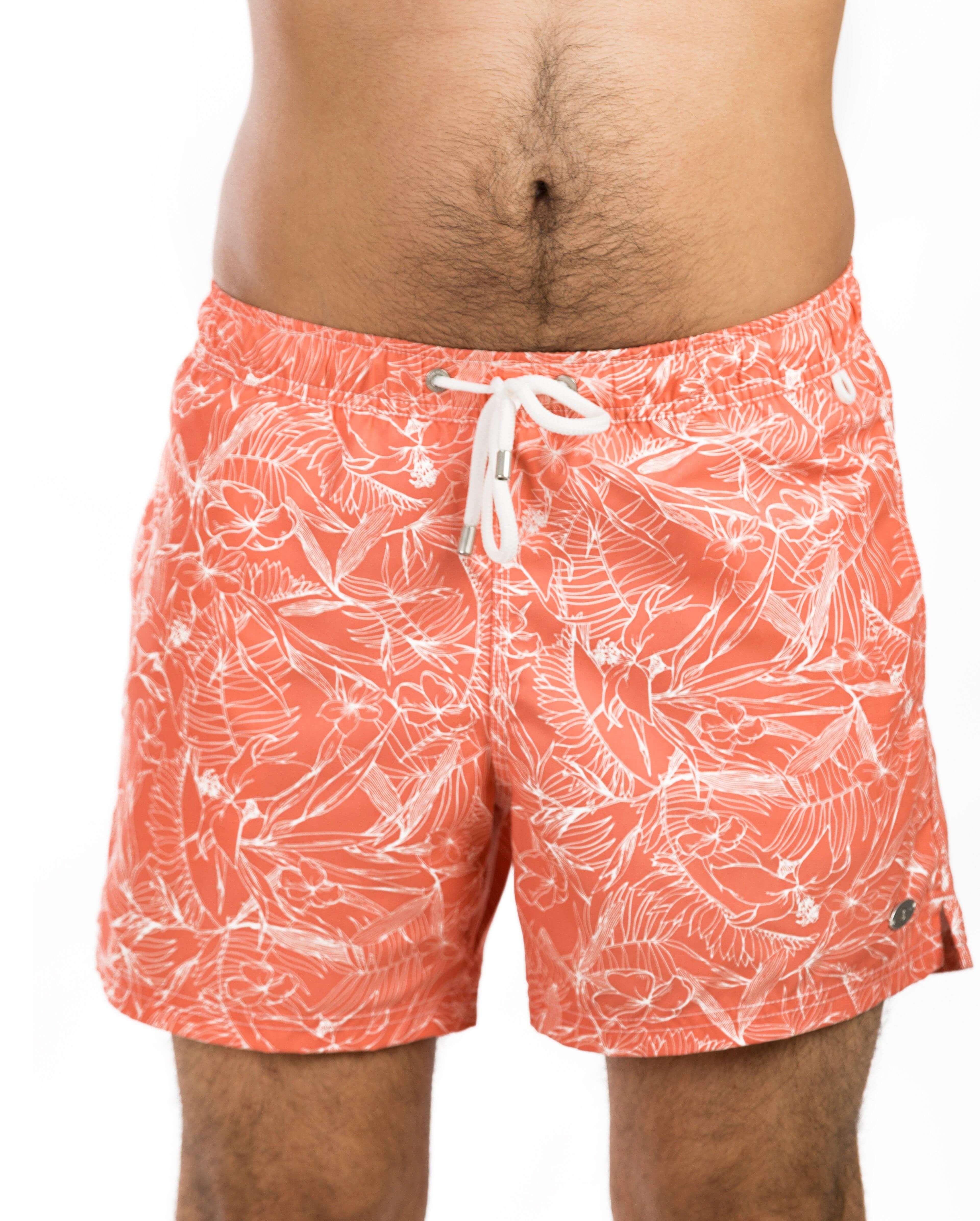 Mixed Tree Leaves Men's Beach Short - Premium Men's Beachwear from Team Sport - Just LE 1299! Shop now at  TIT | Team for International Trading