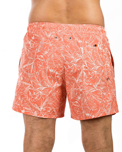 Mixed Tree Leaves Men's Beach Short - Team Sport - TIT