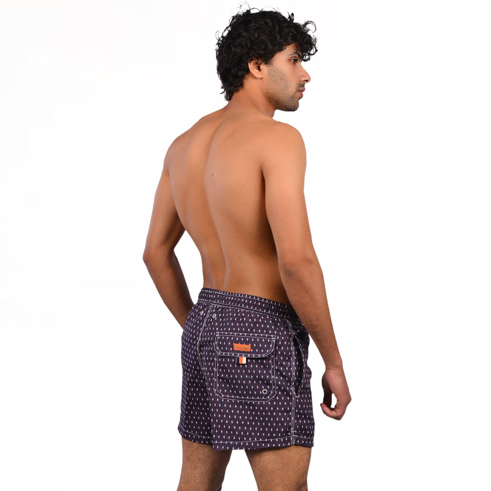 Mono Paisley Men's Summer Beach Short - Premium Men's Beachwear from Team Sport - Just LE 1549! Shop now at  TIT | Team for International Trading