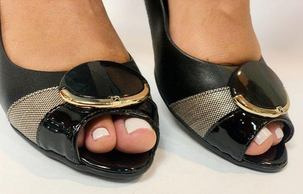 Peep Toe Edina Shoes - {{ collection.title }} - TIT
