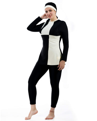 Trendy Long Sleeve Women's Swimsuit - Team Sport - TIT