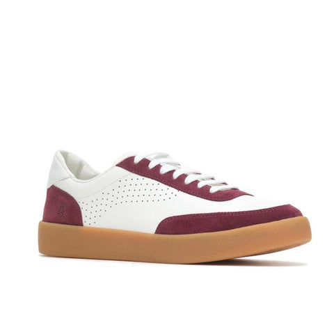 42 / WHITE MAROON SUEDE