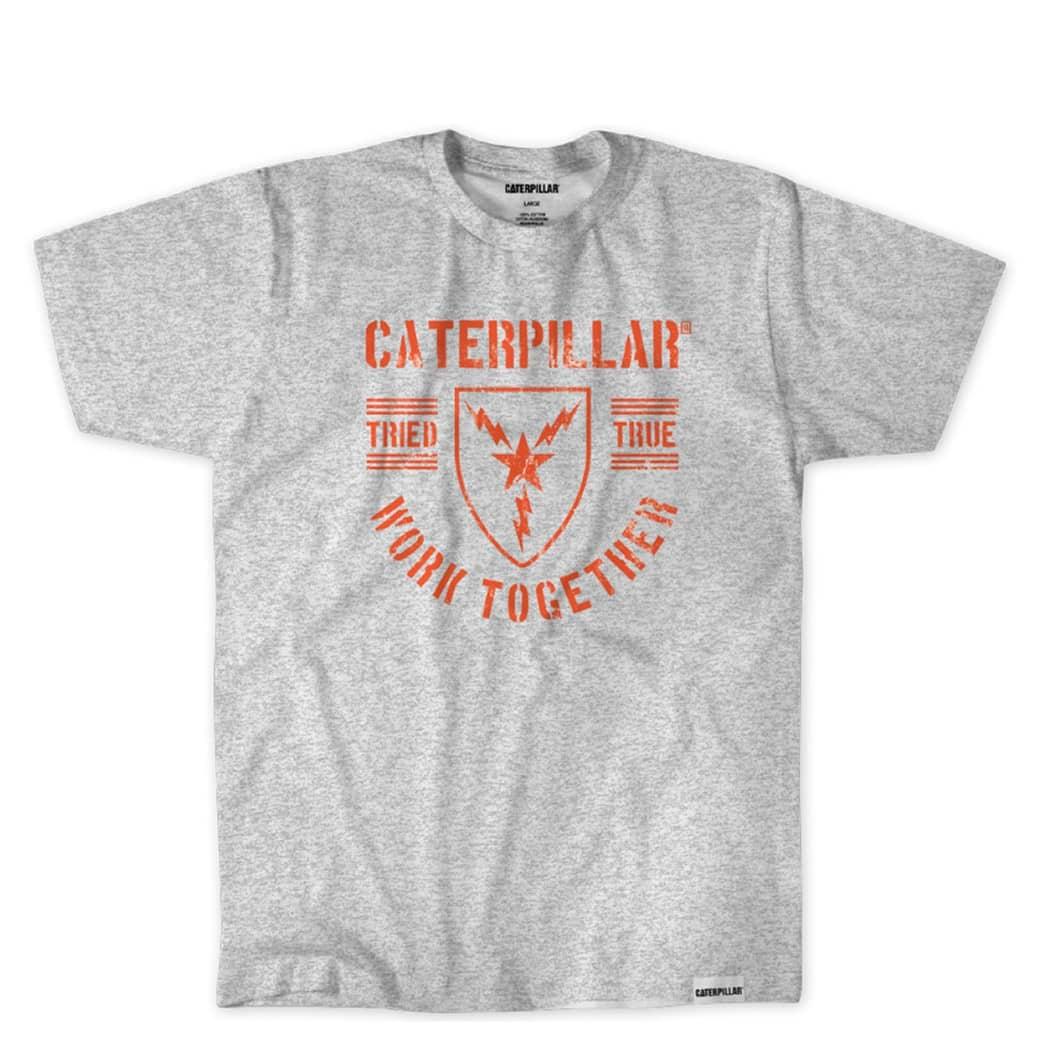 Work Together Stencil Tee T-shirt - Premium Men's Hoodies & T-shirts from CAT - Just LE 1899! Shop now at  TIT | Team for International Trading